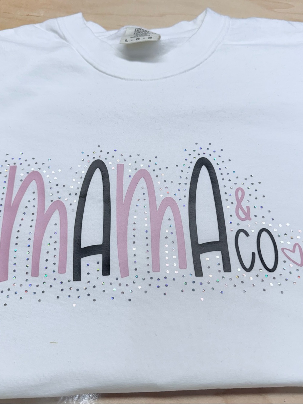 Mama & Co sparkly bling T-shirt